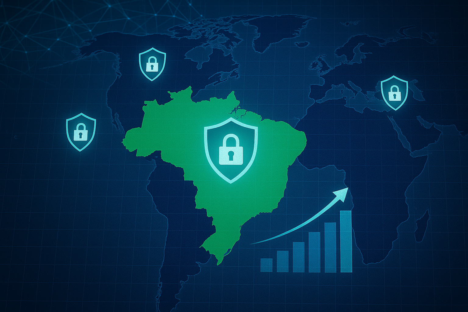 Brasil é o segundo país das Américas com maior Índice de Segurança Cibernética