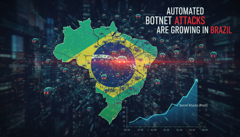 botnets - ataques crescem no Brasil